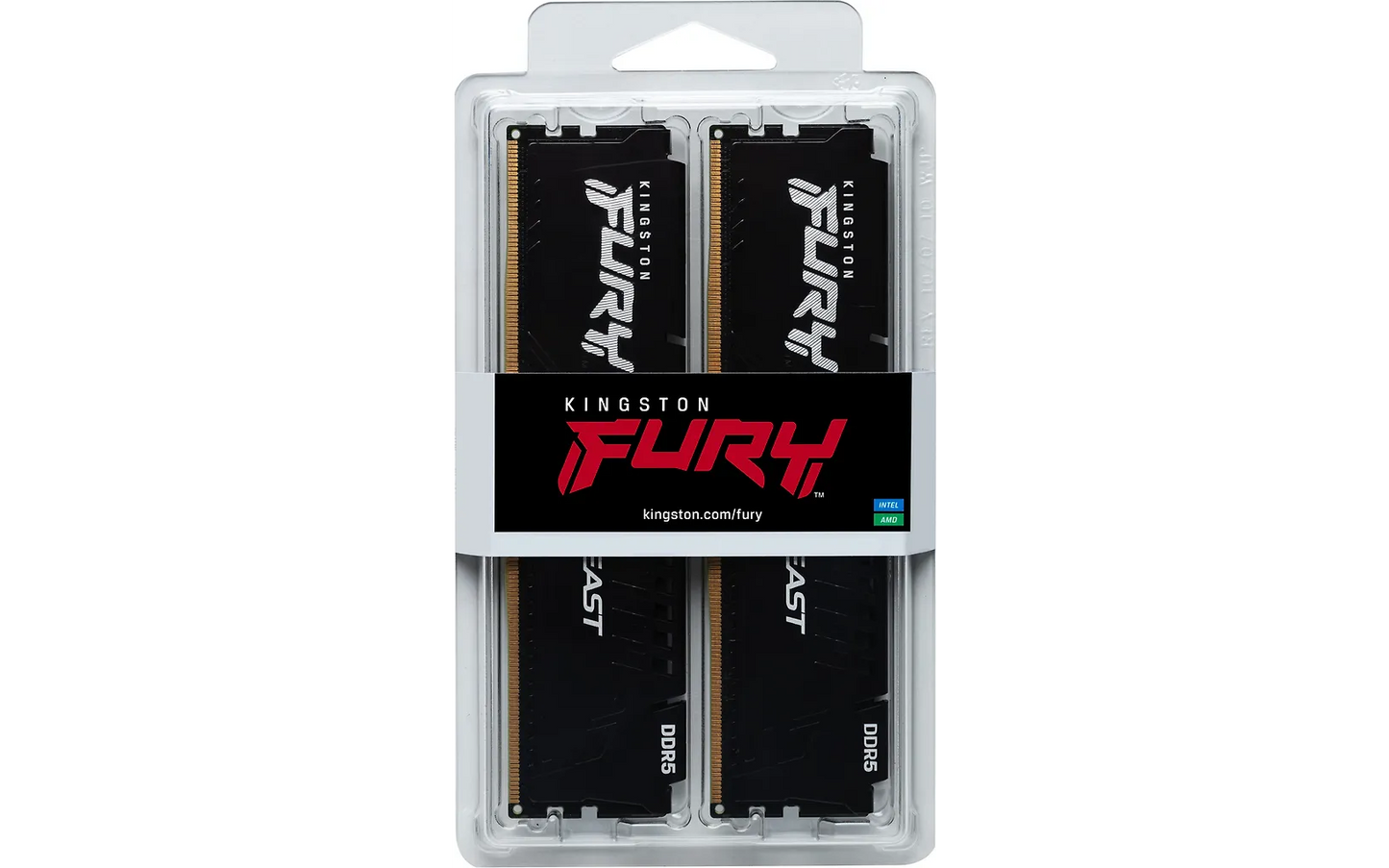 Kingston FURY Beast DDR5 6000 MHz CL30- muistimodulipakkaus (300 kpl TARJOUSERÄ)