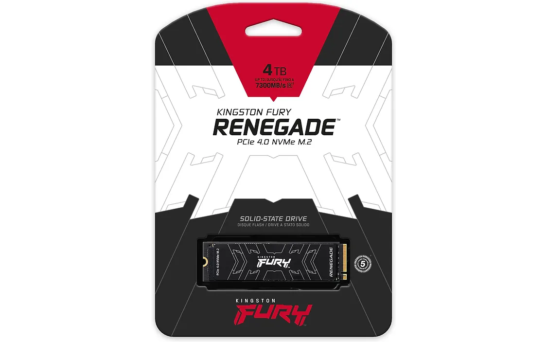 Kingston FURY Renegade 4TB M.2 NVMe SSD