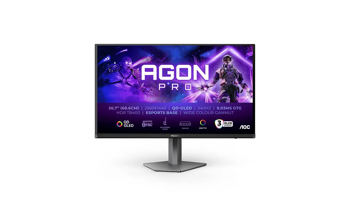 AOC AG276QZD2 OLED 27" pelinäyttö
