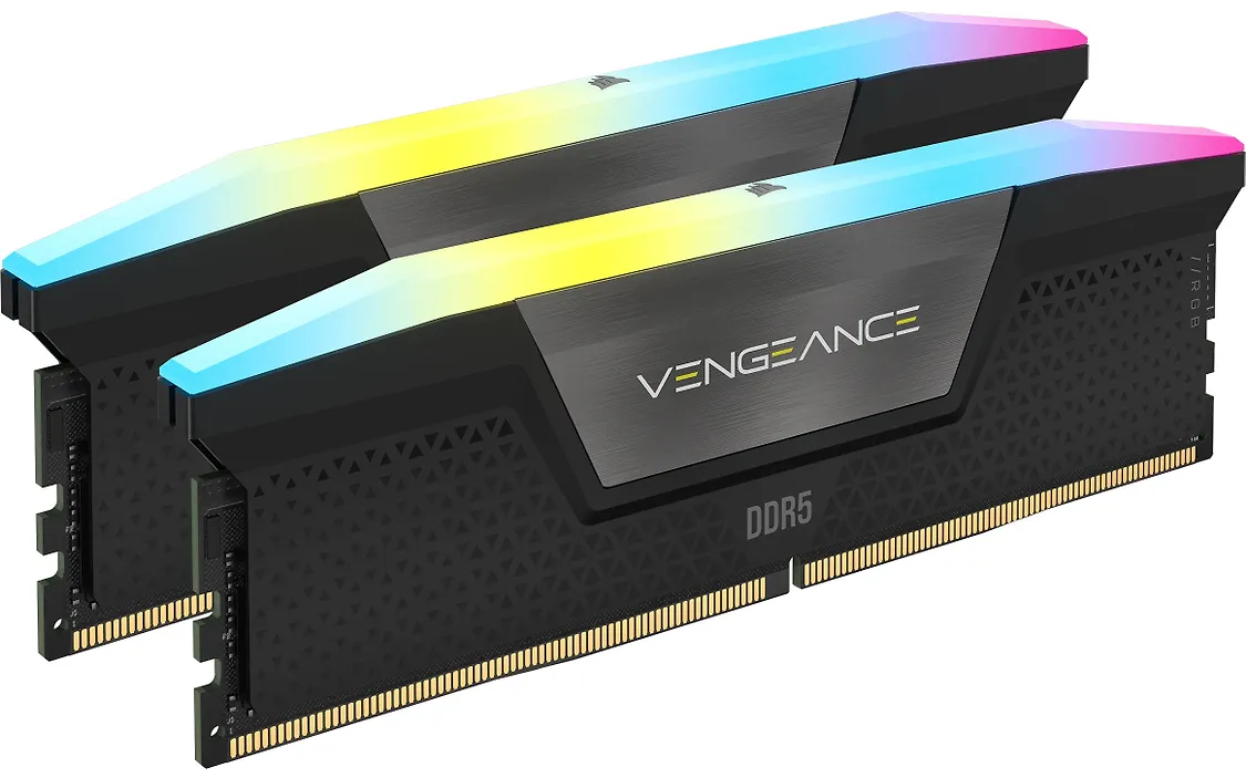 CORSAIR VENGANCE RGB DDR5 6000MHz 32GB (2x16GB) DIMM 38CL muistipaketti