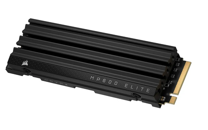 Corsair MP600 ELITE 4TB Gen4 PCIe x4 NVMe M.2 SSD with heatsink