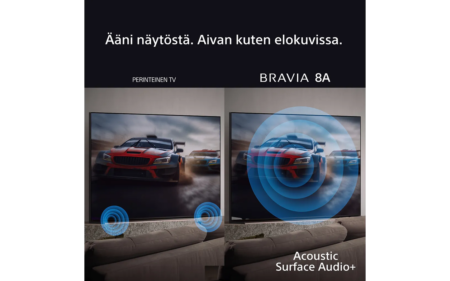 Sony 77" Bravia 8A – 4K OLED Google TV (10 kpl TARJOUSERÄ)