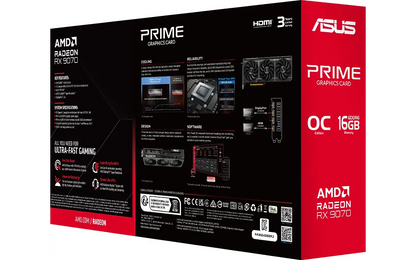 ASUS Prime Radeon RX 9070 EVO OC Edition