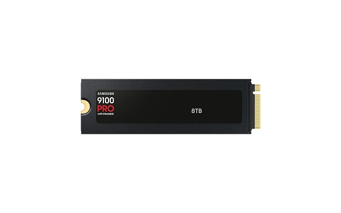 Samsung 9100 PRO 8 Tt NVMe Gen 5 SSD-kovalevy jäähdytyselementillä