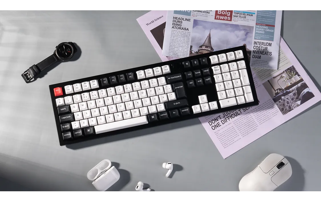 Keychron Q6 HE 100% pelinäppäimistö suomi/ruotsi