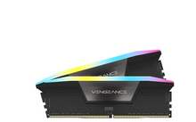 Corsair Vengeance RGB 64 Gt (2 x 32 G) DDR5 muistipaketti, musta