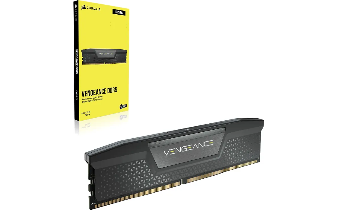 Corsair Vengeance 32 Gt (2 x 16 Gt) DDR5 muistipaketti, musta