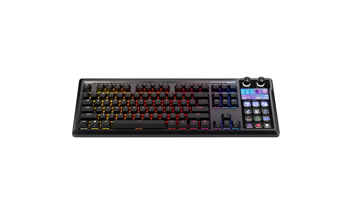 Corsair Galleon 100 SD pelinäppäimistö integroidulla Elgato Stream Deckillä suomi/ruotsi