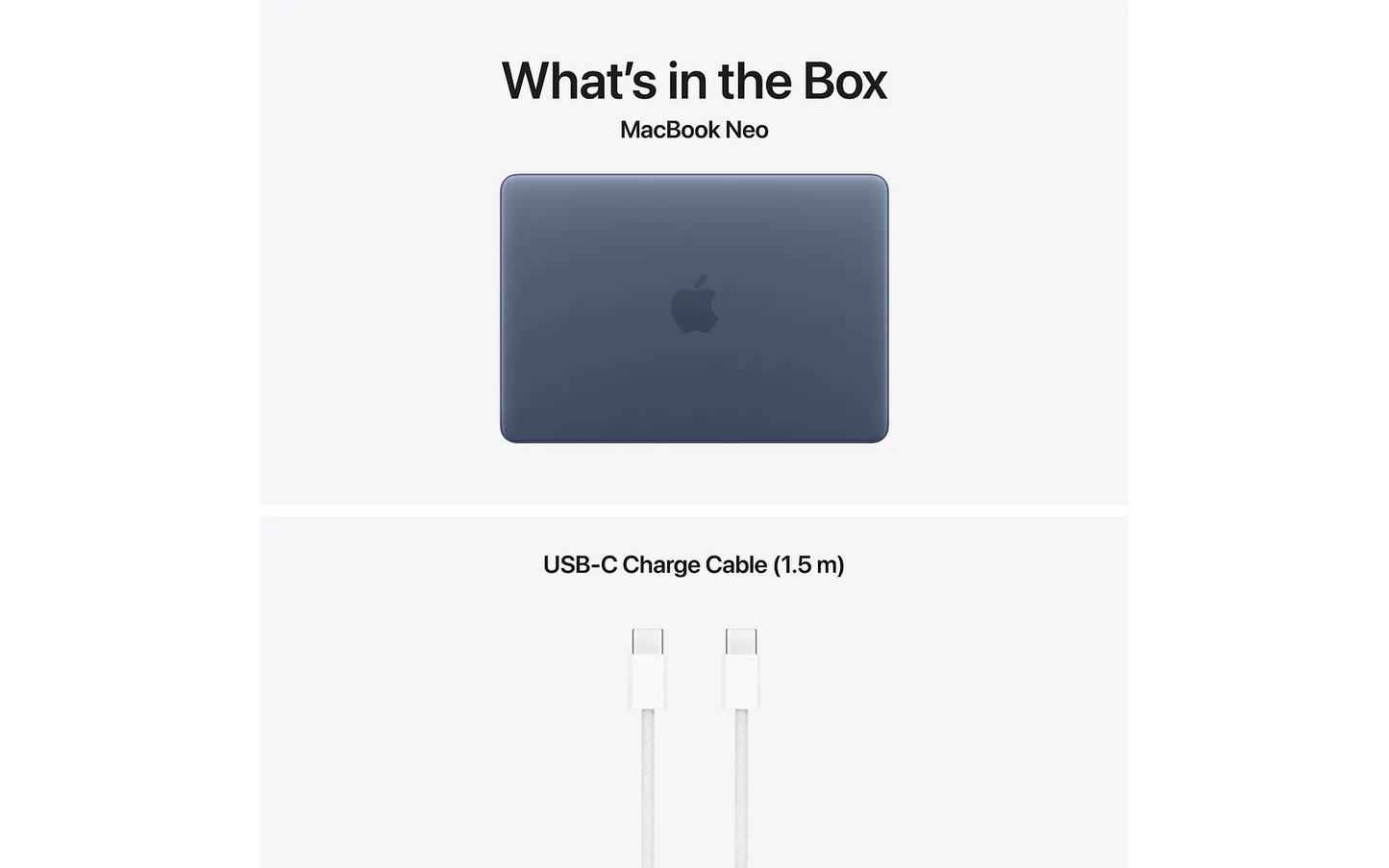 Apple MacBook Neo 13" A18 Pro 8 Gt, 256 Gt kannettava, indigo FI/SE-näppäimistö