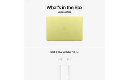 Apple MacBook Neo 13" A18 Pro 8 Gt, 256 Gt kannettava, sitrus FI/SE-näppäimistö