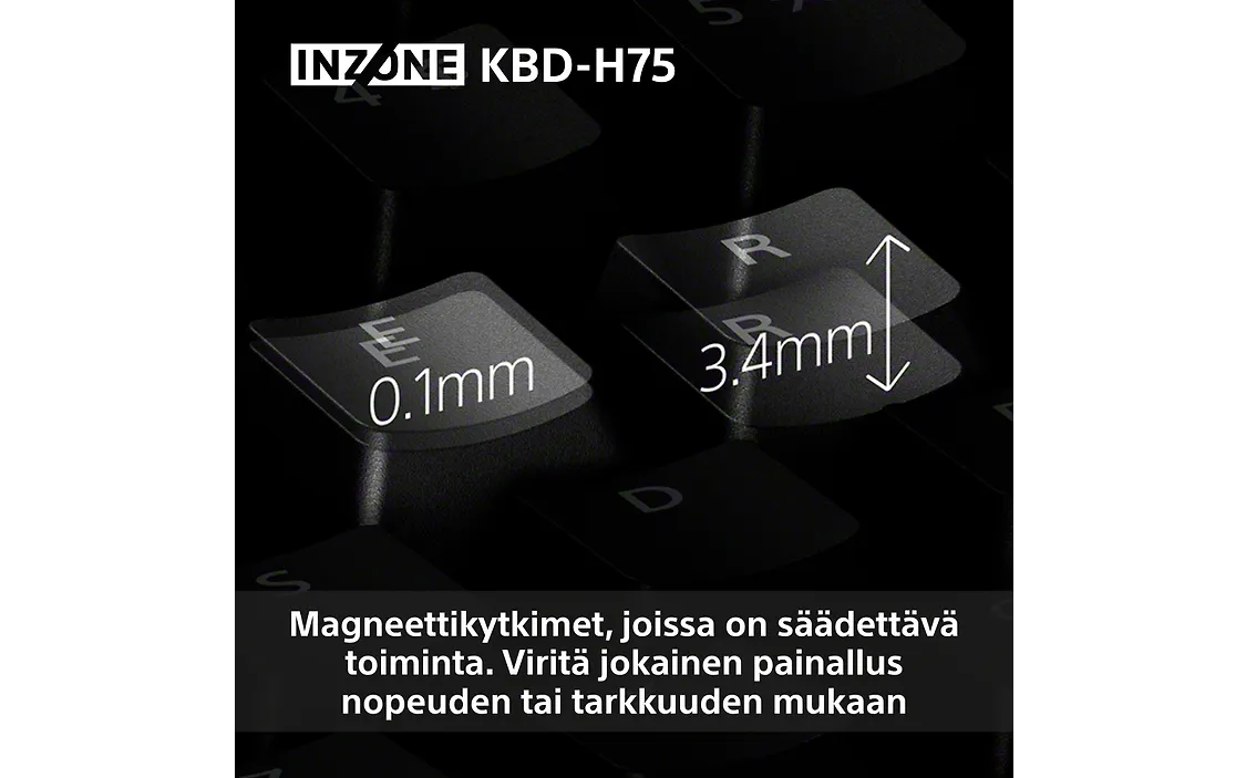 Sony INZONE KBD-H75 pelinäppäimistö suomi/ruotsi