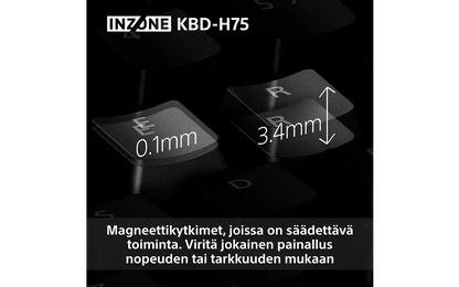 Sony INZONE KBD-H75 pelinäppäimistö suomi/ruotsi