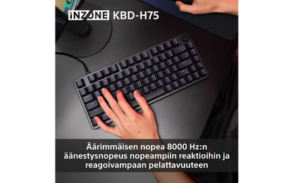 Sony INZONE KBD-H75 pelinäppäimistö suomi/ruotsi