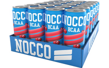 NOCCO BCAA Cherry Berry energiajuoma, 330 ml, 24-pack