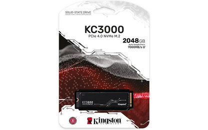 Kingston KC3000 2048 Gt M.2 NVMe -SSD-kovalevy