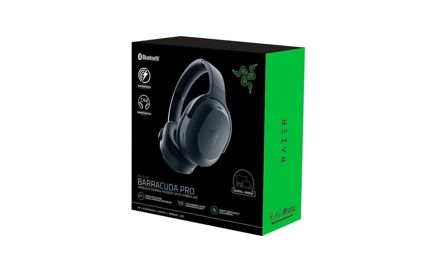 Razer Barracuda Pro -langattomat kuulokkeet