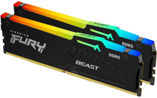 Kingston FURY Beast DDR5 RGB 6000 MHz CL36 32 Gt -muistimodulipakkaus