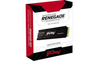 Kingston FURY Renegade 1 Tt M.2 NVMe -SSD-kovalevy jäähdytyselementillä