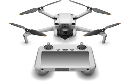 DJI Mini 3 drone, DJI RC ohjaimella