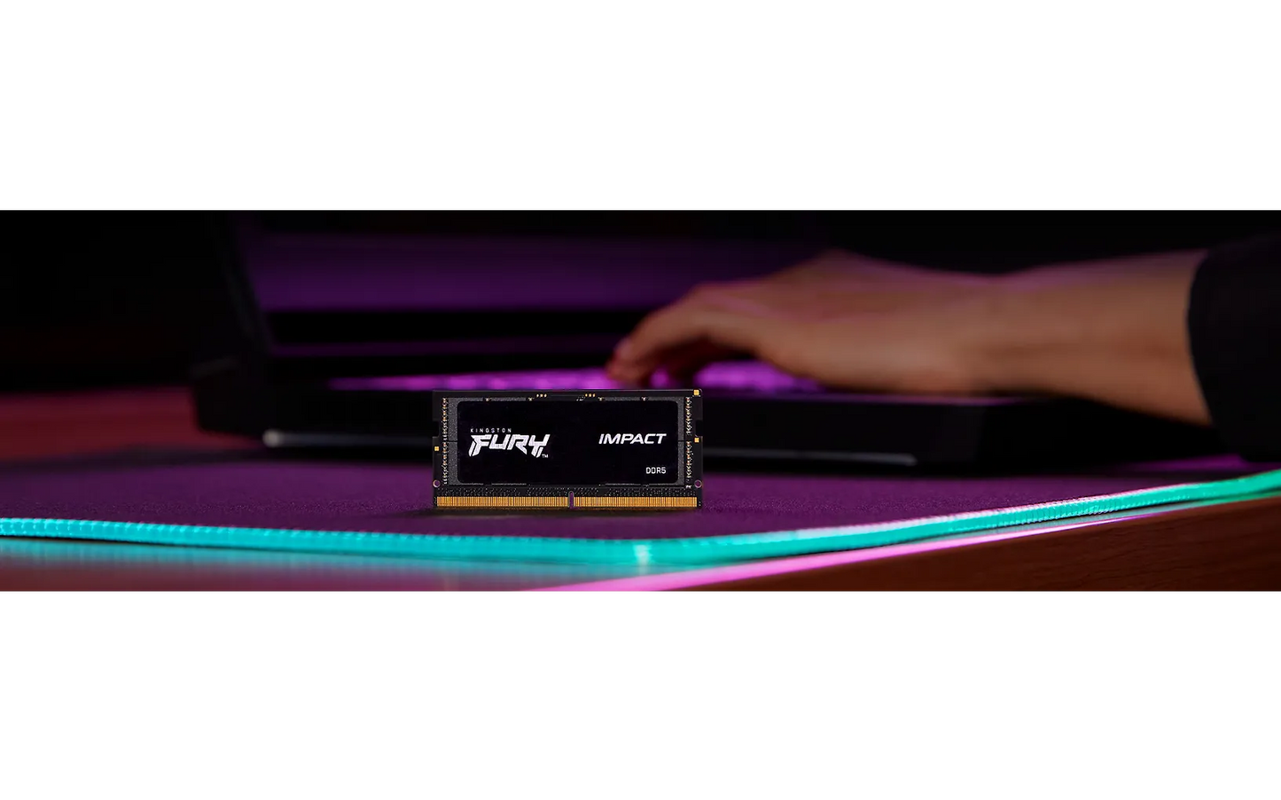 Kingston FURY Impact DDR5 5600 MHz CL40 SO-DIMM 16 Gt -muistimoduli