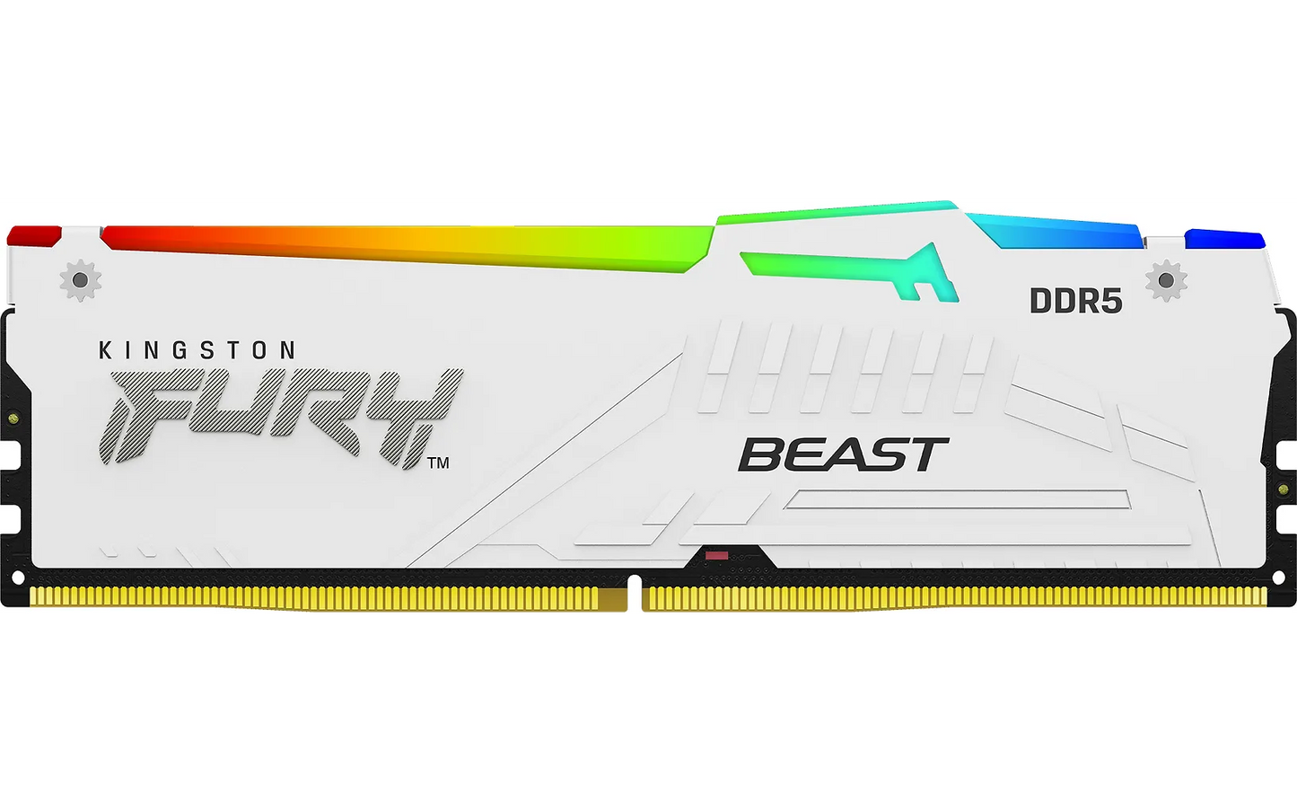 Kingston FURY Beast DDR5 RGB EXPO 5600 MHz CL36 32 Gt -muistimodulipakkaus, valkoinen
