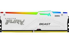 Kingston FURY Beast DDR5 RGB EXPO 5600 MHz CL36 32 Gt -muistimodulipakkaus, valkoinen