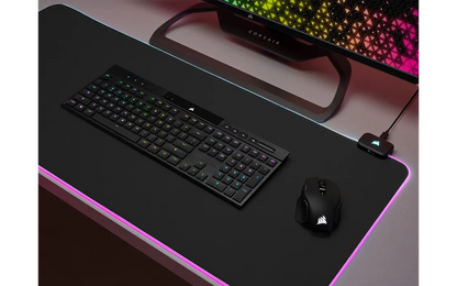 Corsair K100 AIR -pelinäppäimistö, CHERRY MX Ultra Low Profile –kytkimet, musta, suomi/ruotsi