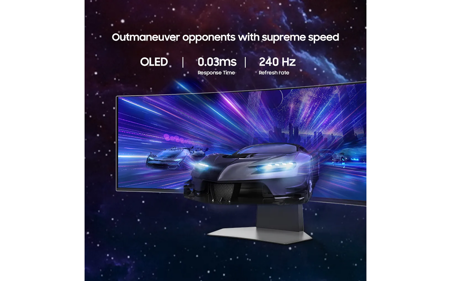 Samsung Odyssey OLED G9 (G95SC) 49" -kaareva pelinäyttö