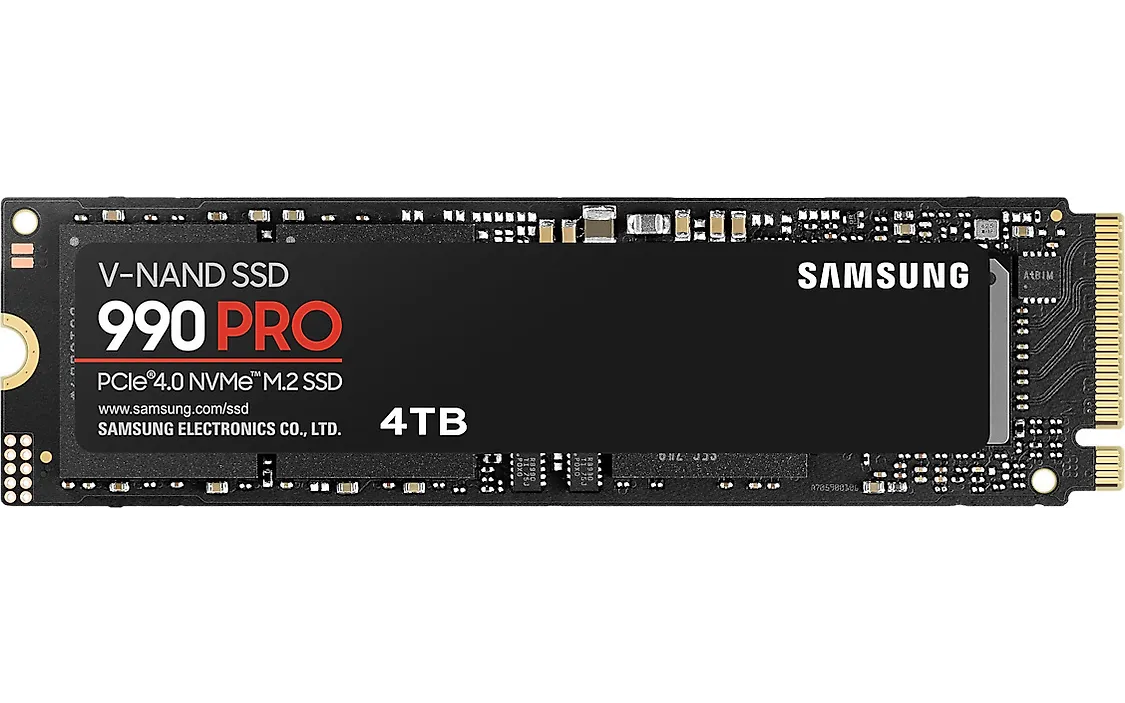 Samsung 990 PRO 4 Tt M.2 NVMe -SSD-kovalevy