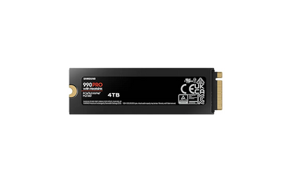 Samsung 990 PRO 4 Tt M.2 NVMe -SSD-kovalevy jäähdytyselementillä