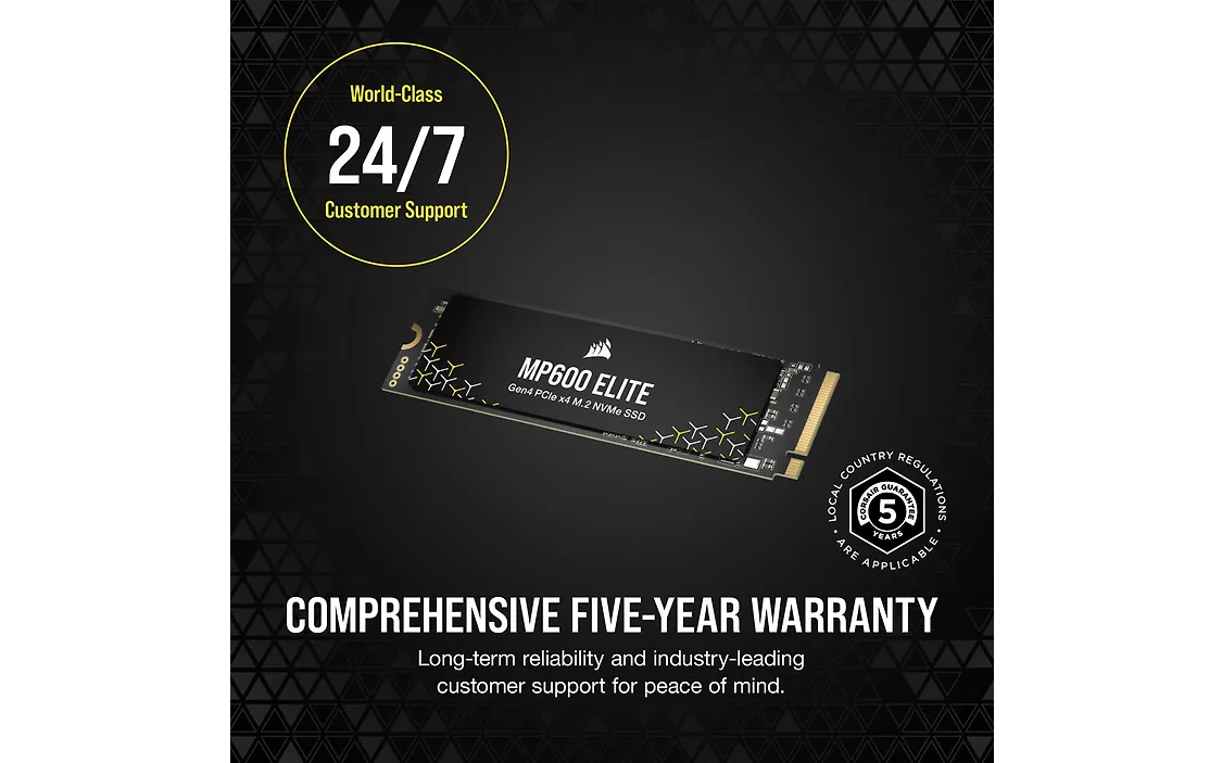 Corsair MP600 Elite 2 Tt M.2 NVMe -SSD-kovalevy