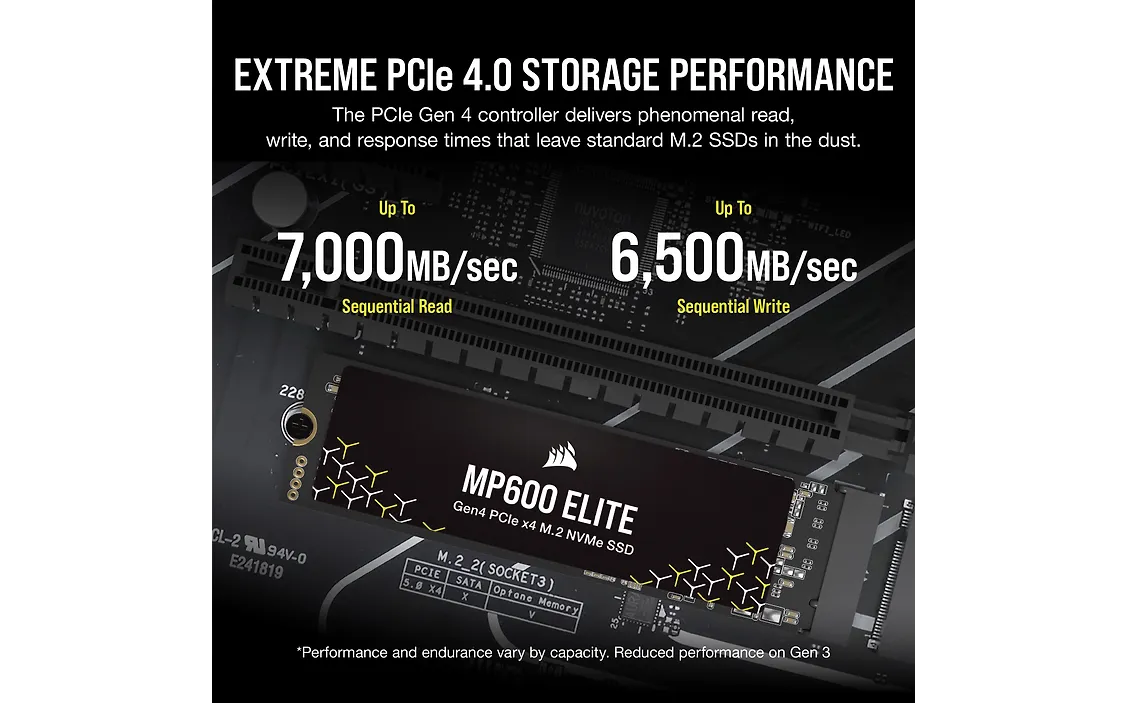 Corsair MP600 Elite 2 Tt M.2 NVMe -SSD-kovalevy