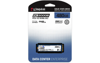 Kingston DC2000B PCIe 4.0 NVMe 480 Gt M.2 SSD -kovalevy