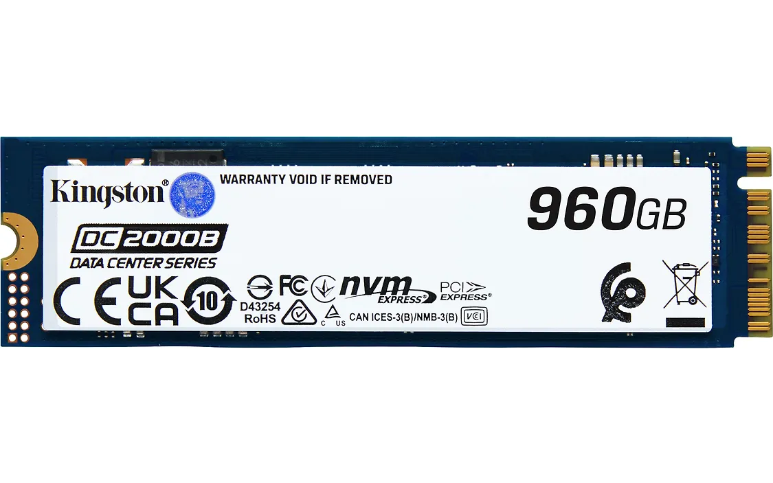 Kingston DC2000B PCIe 4.0 NVMe 960 GB M.2 SSD