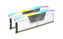 Corsair Vengeance RGB DDR5 6000 MHz CL36 32 Gt -muistimodulipaketti, valkoinen