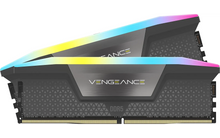Corsair Vengeance RGB DDR5 6000 MHz CL36 32 Gt -muistimodulipaketti, harmaa