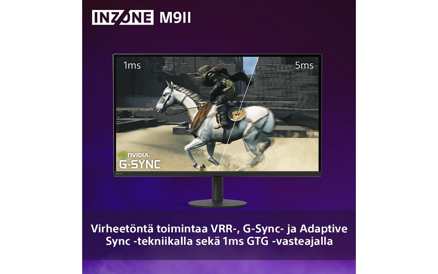 Sony INZONE M9ii 27" -pelinäyttö