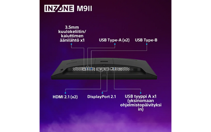 Sony INZONE M9ii 27" -pelinäyttö