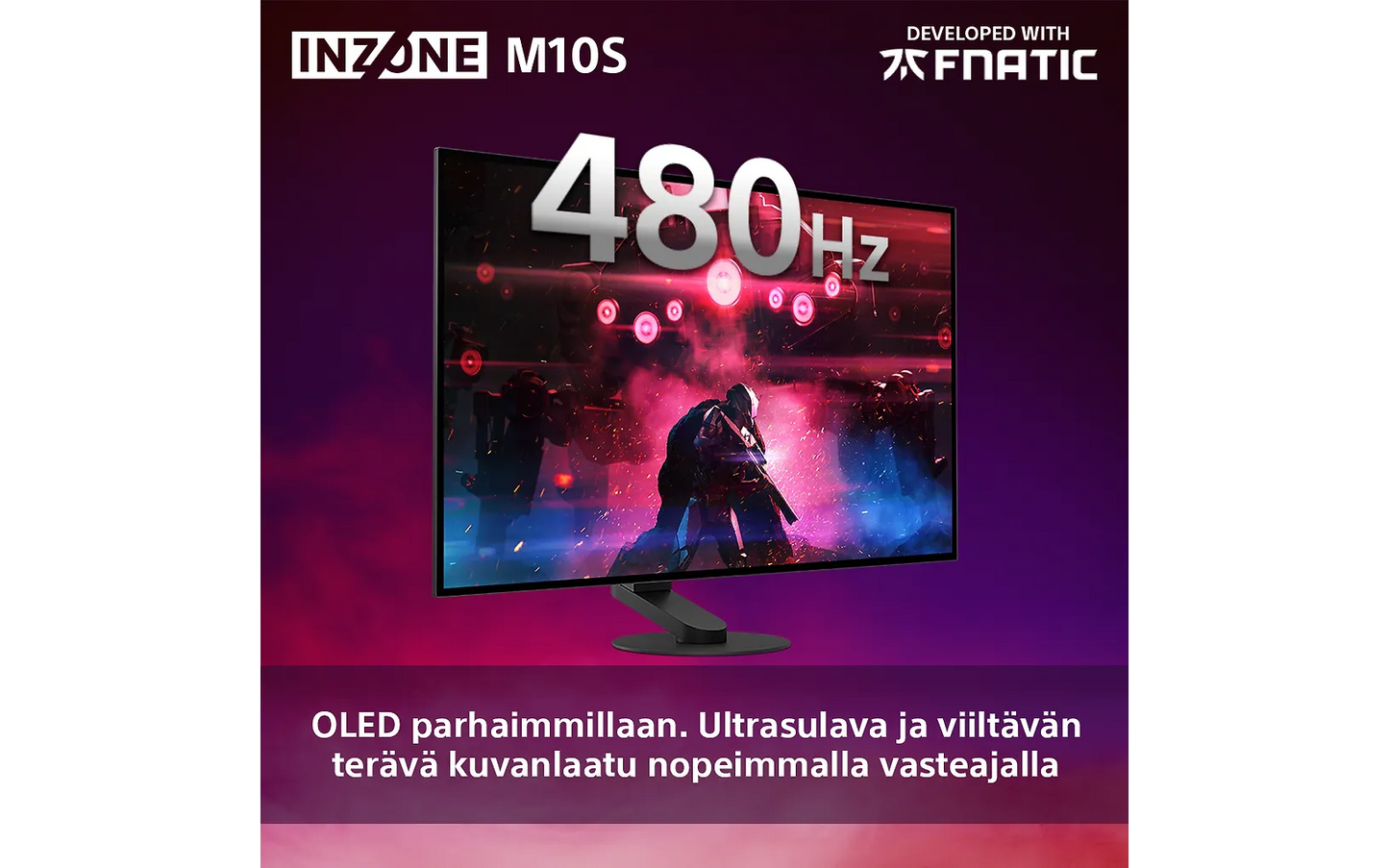 Sony INZONE M10S OLED QHD 27" -pelinäyttö
