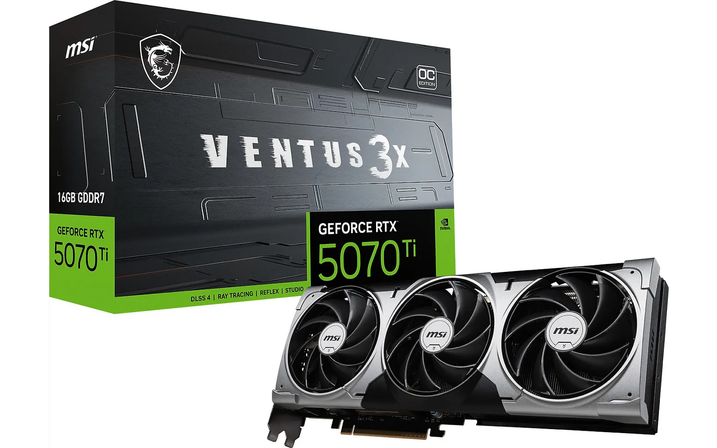 MSI GeForce RTX 5070 Ti VENTUS 3X OC