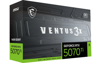 MSI GeForce RTX 5070 Ti VENTUS 3X OC