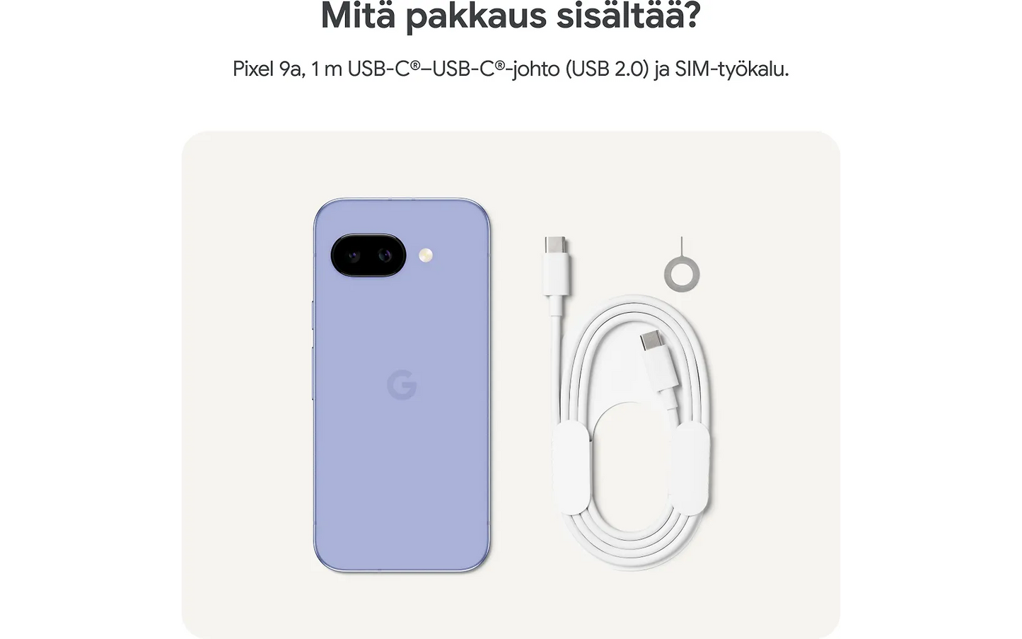 Google Pixel 9a puhelin