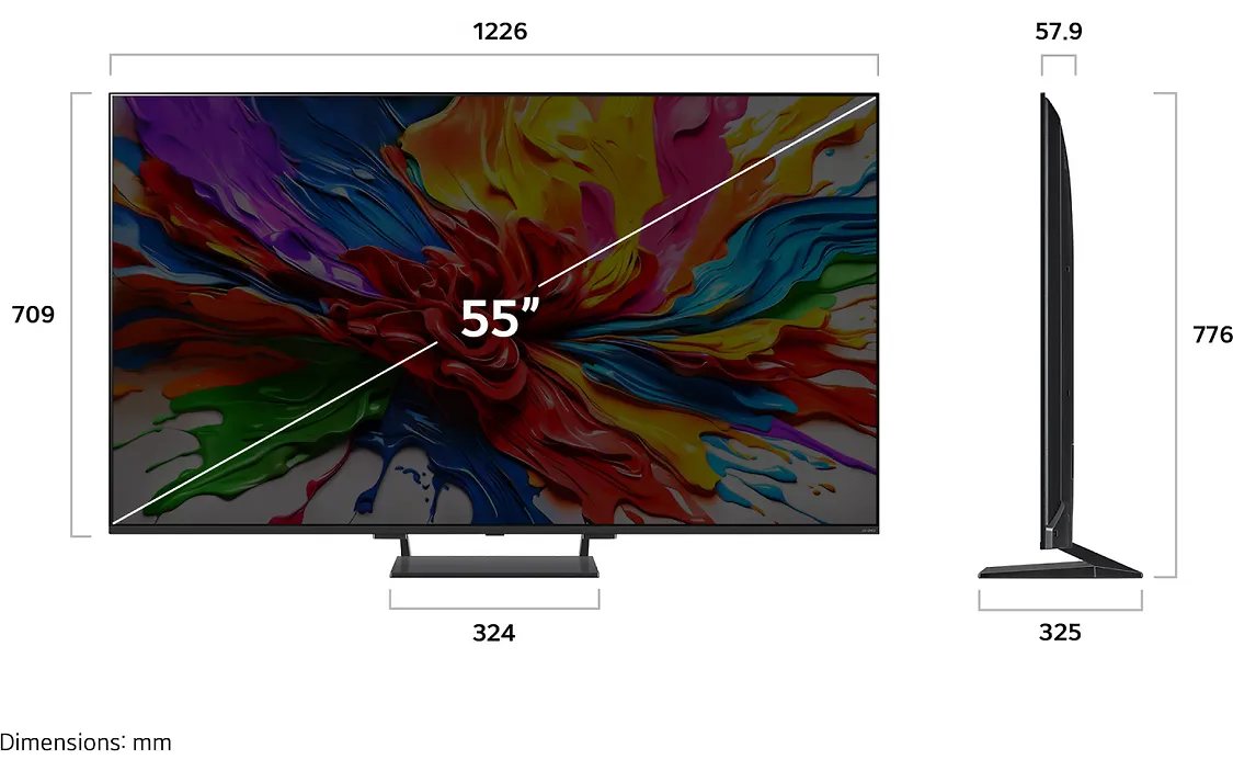 LG 55" QNED 93 – 4K Mini-LED TV