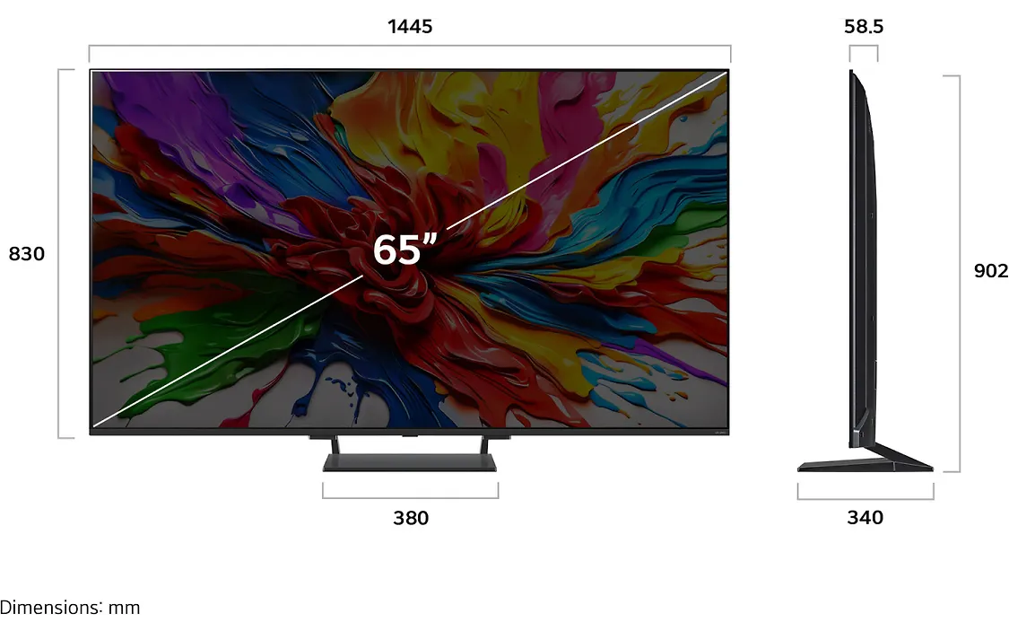 LG 65" QNED 93 – 4K Mini–LED TV