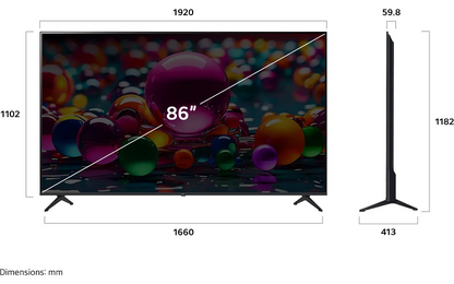 LG 86" UA75 – 4K LED TV