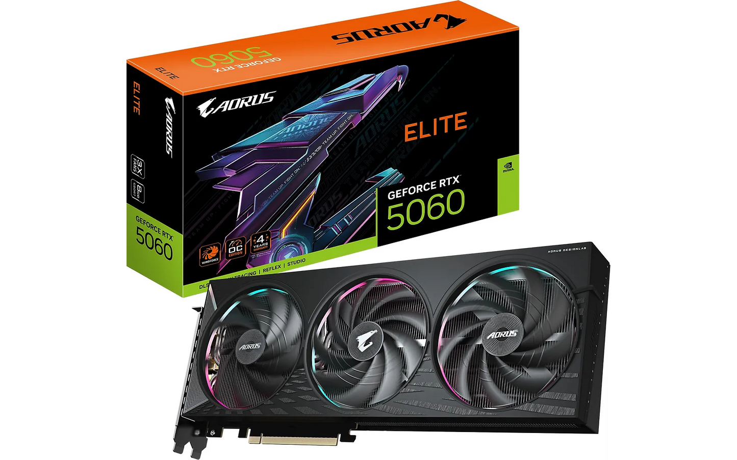 GIGABYTE AORUS GeForce RTX 5060 ELITE