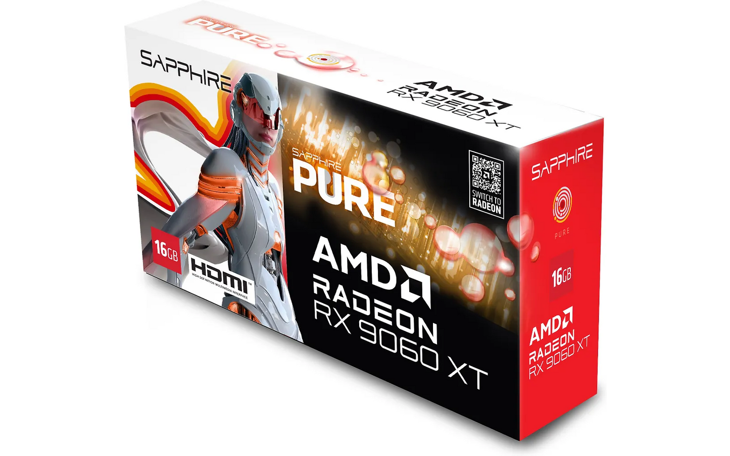 Sapphire PURE RX 9060 XT GAMING OC 16 Gt
