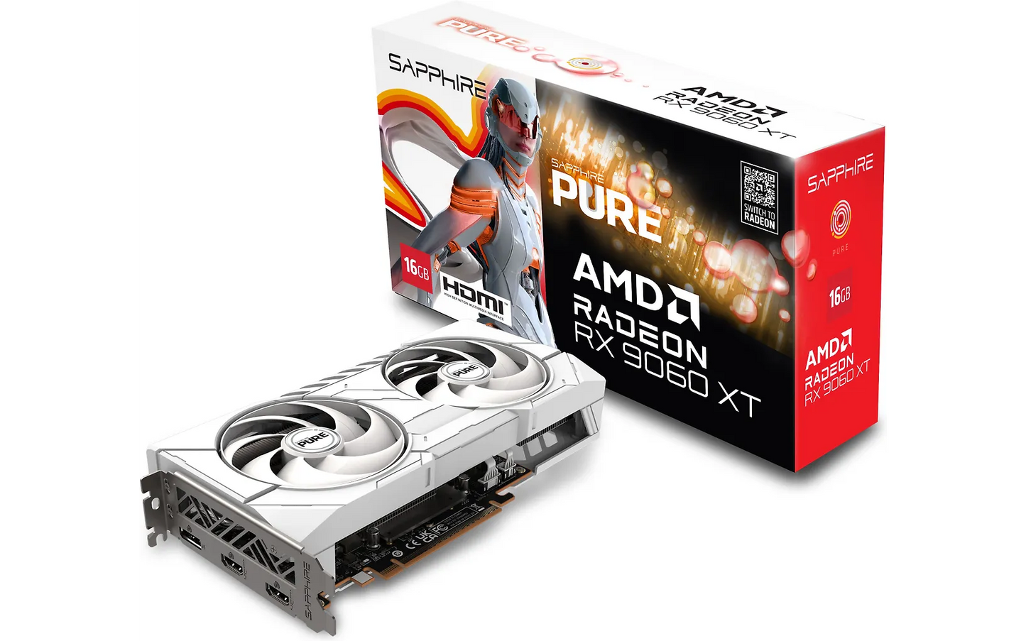 Sapphire PURE RX 9060 XT GAMING OC 16 Gt