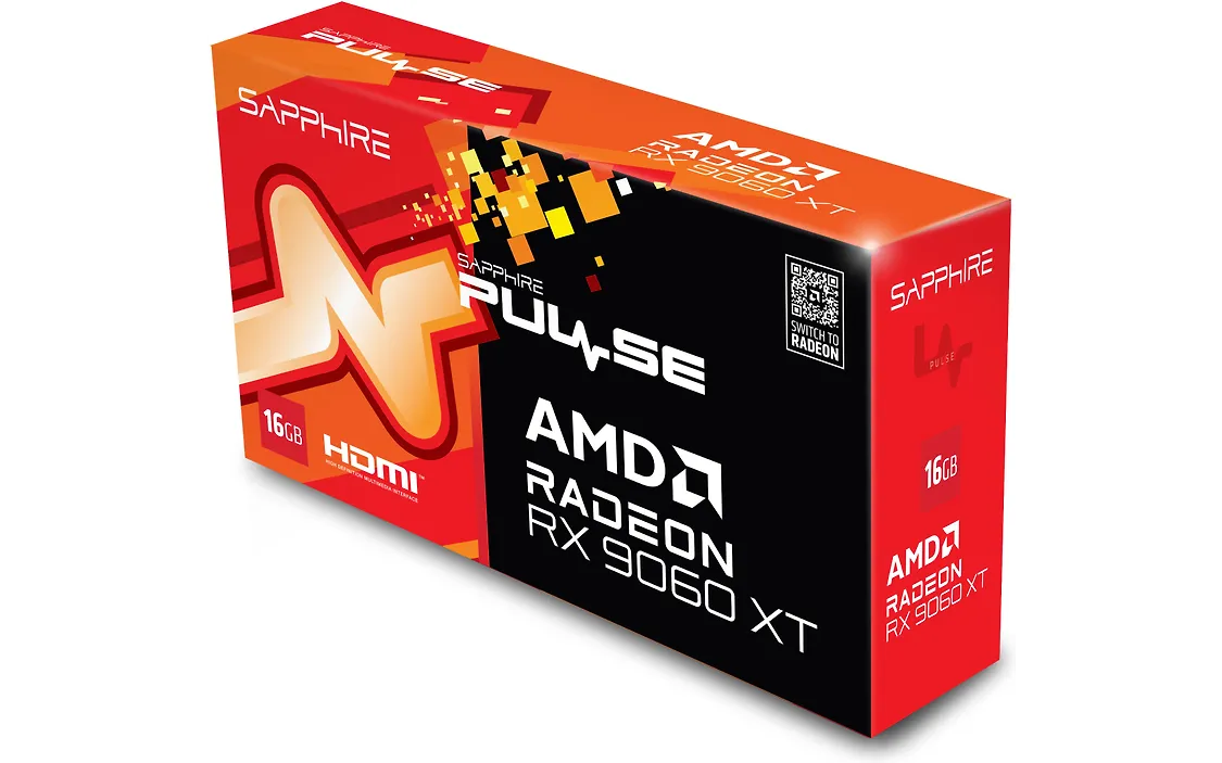 Sapphire PULSE RX 9060 XT GAMING OC 16 Gt