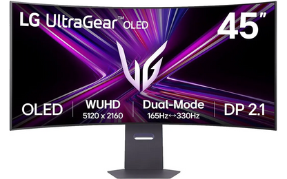 LG UltraGear OLED 45GX950A-B 45" 5K2K-pelinäyttö
